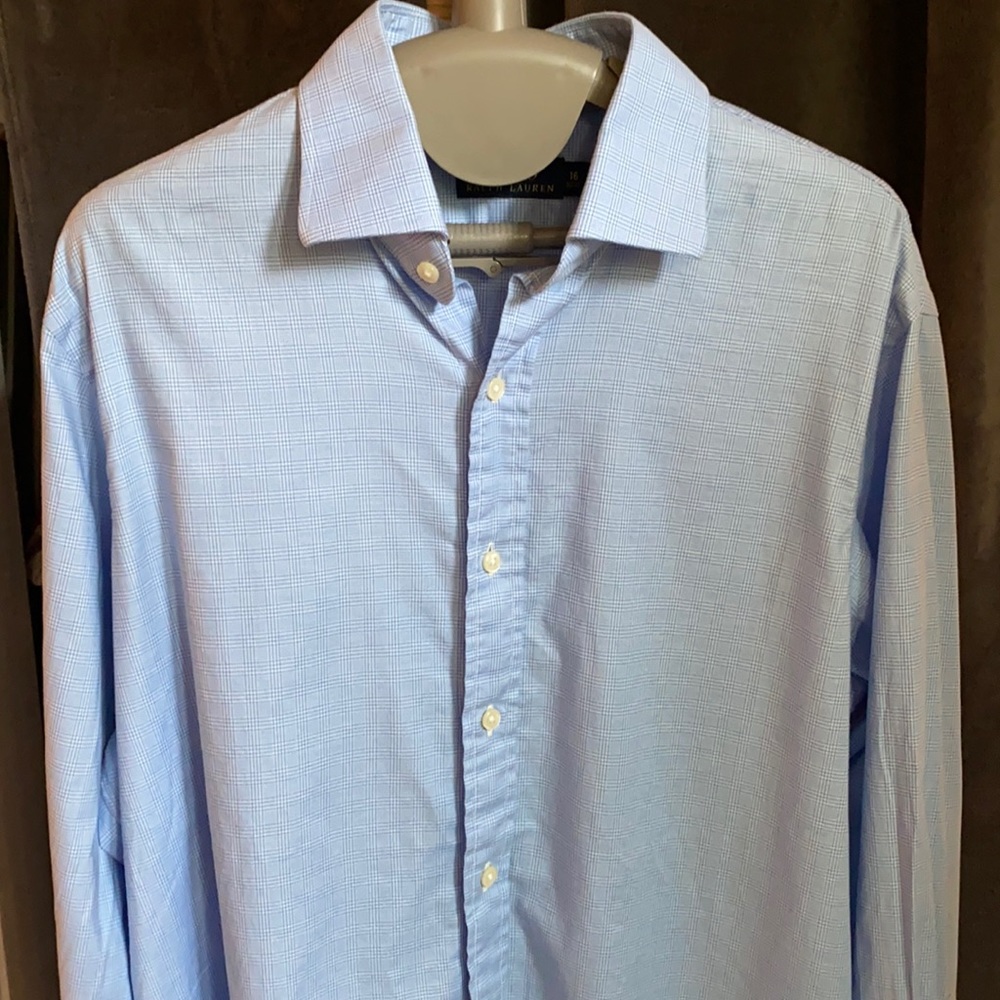 Polo light blue dress shirt 32/33